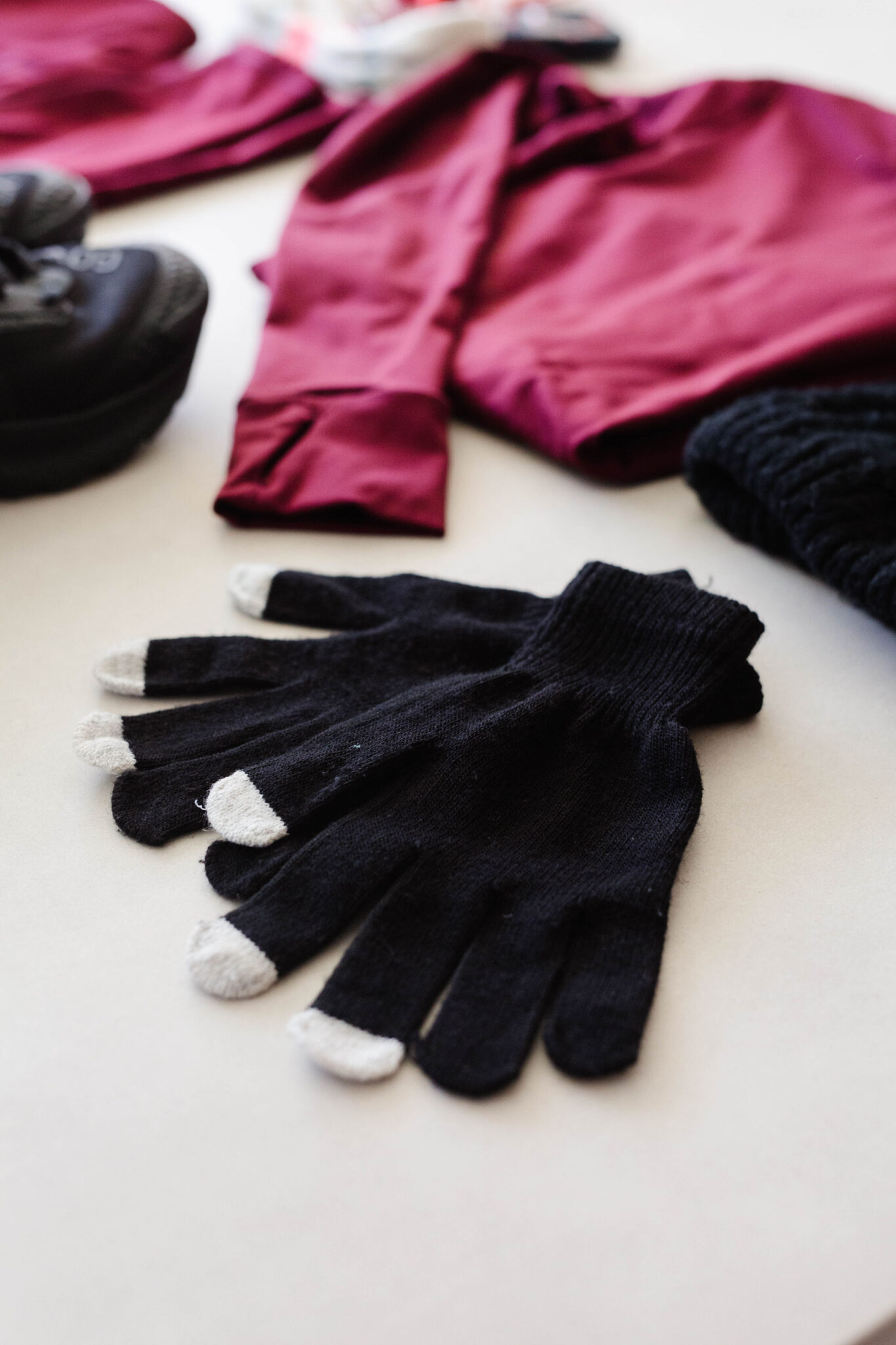 winter running gear