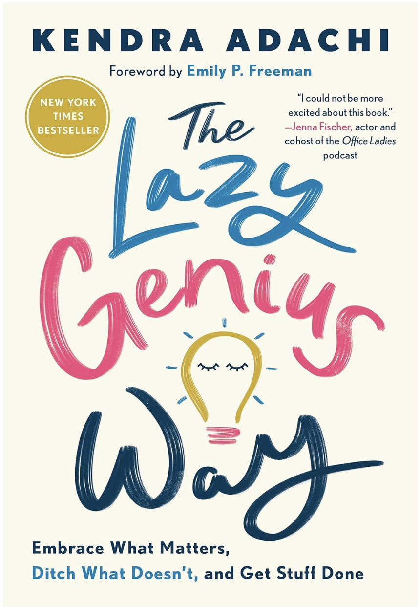 the lazy genius way book