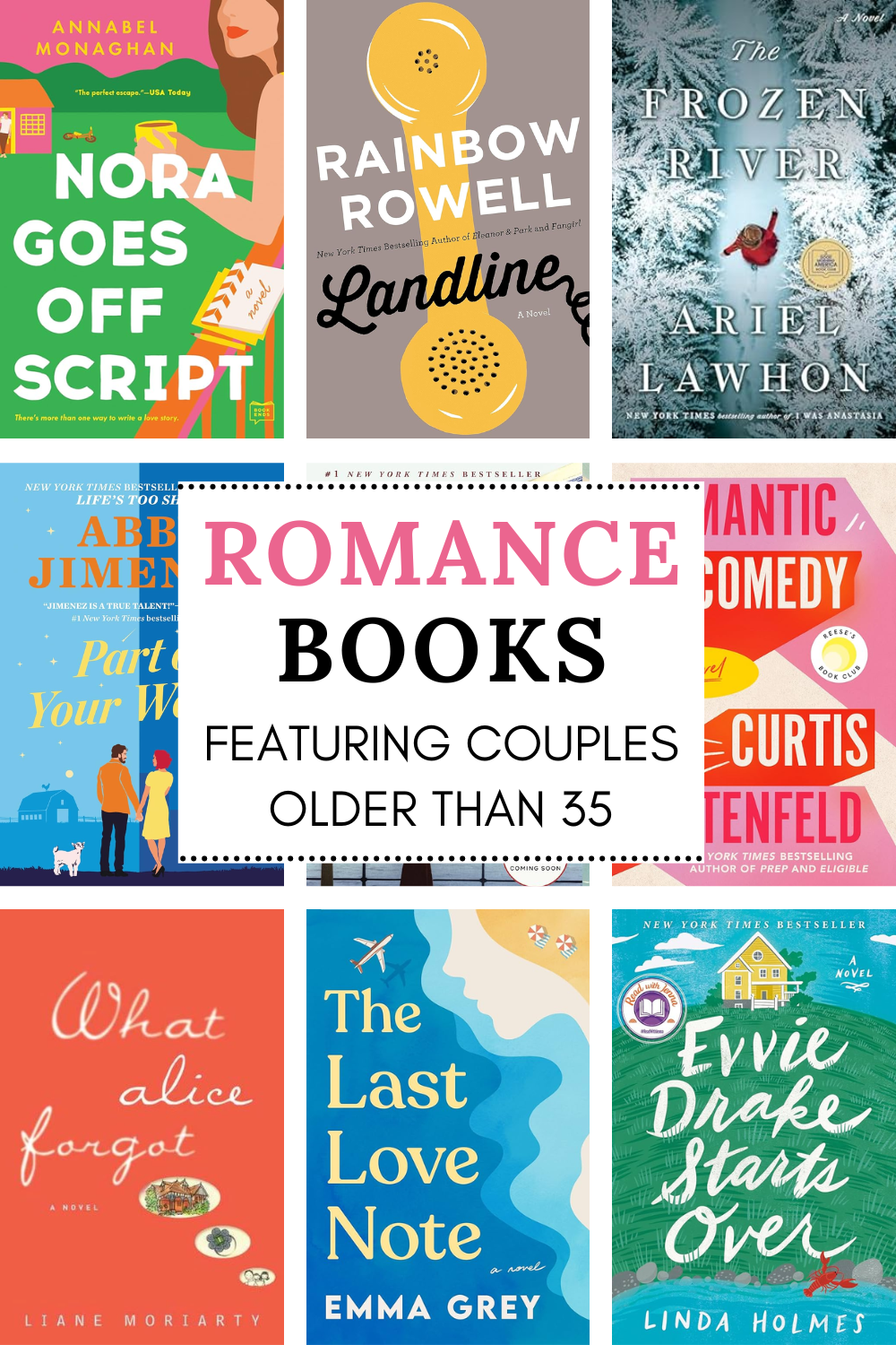 romance books featuring couples older than 35