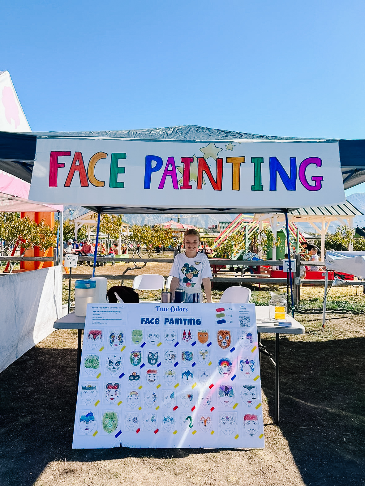 face painting supplies