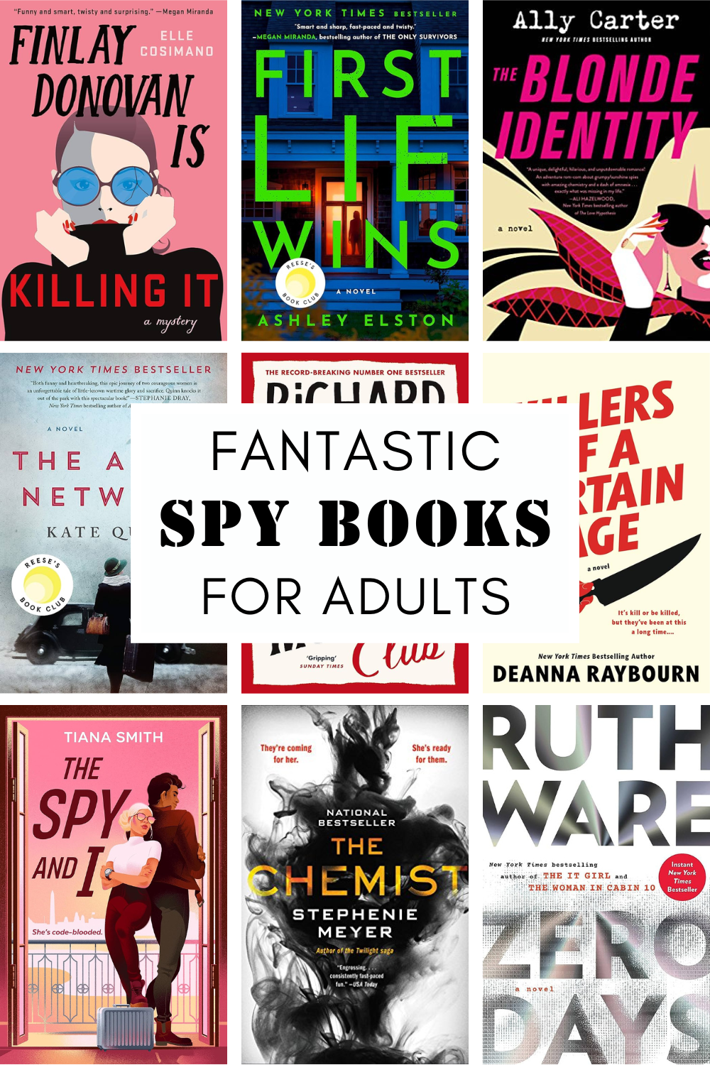 Spy Books for Adults - Everyday Reading