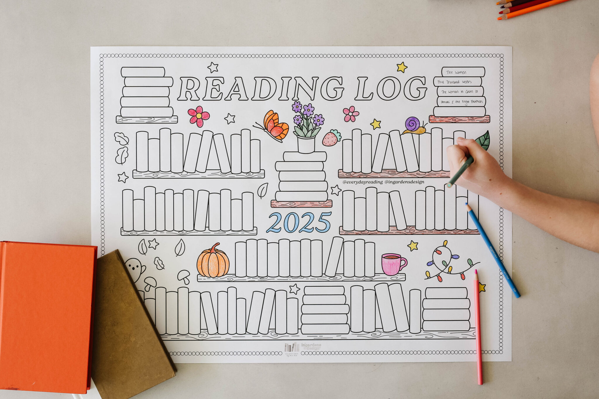 2025 Log The 2025 Reading Log - Everyday Reading
