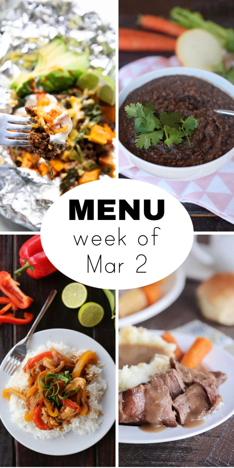 A Week of Dinners to Kick Off March (+ snacks)