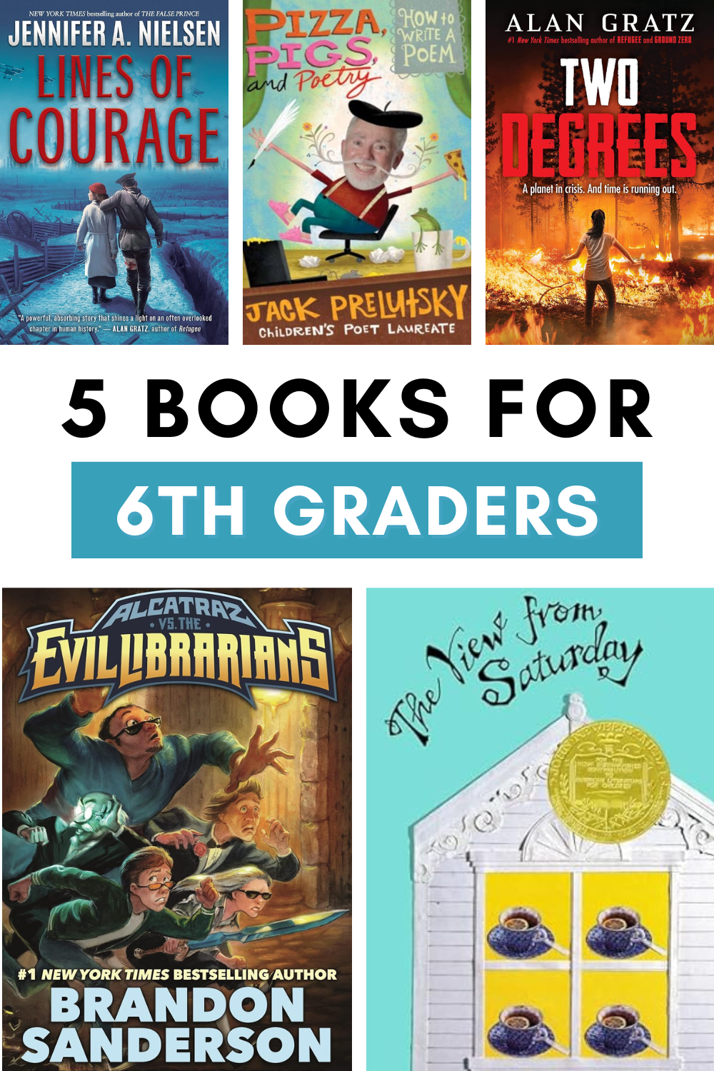 books for sixth graders