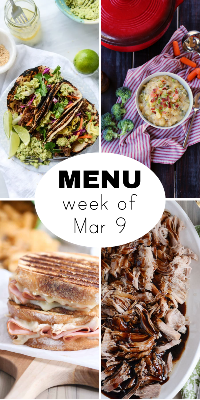 A Week of Dinners for the Beginning of March (+ snacks)