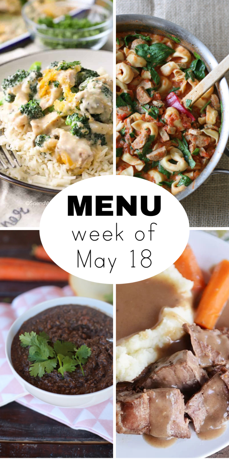 A Week of Dinners for the Middle of May (+ snacks)
