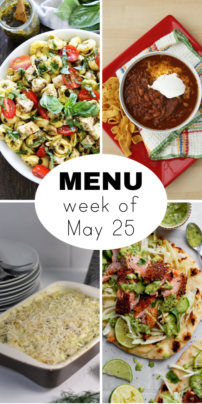 A Weekly Dinner Menu for a Memorial Day Week