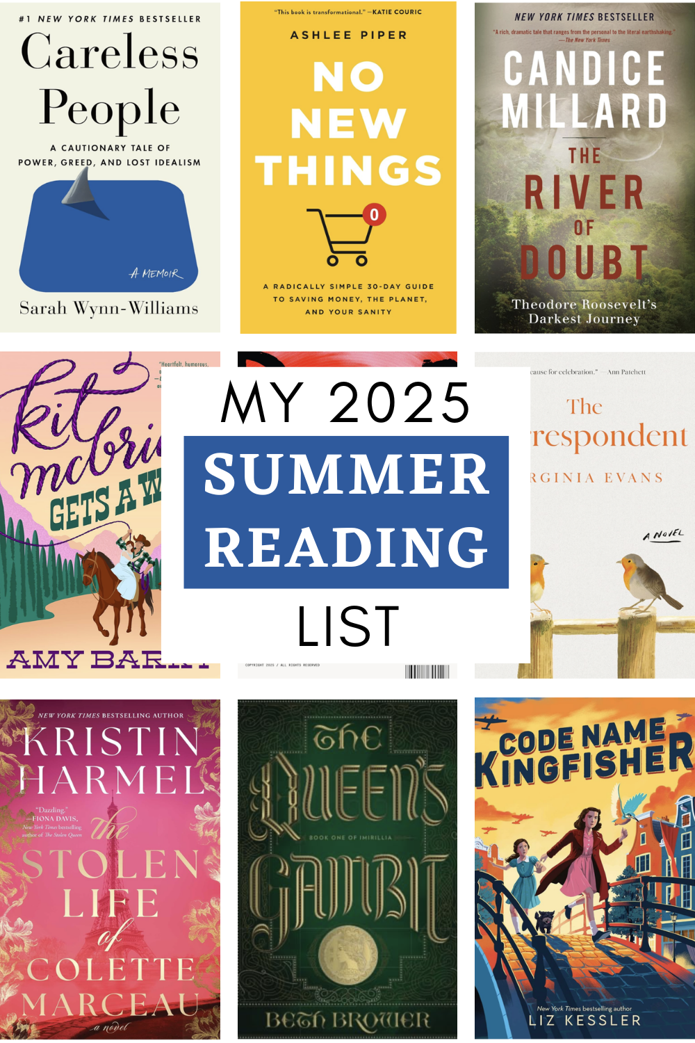 My 2025 Summer Reading List Everyday Reading