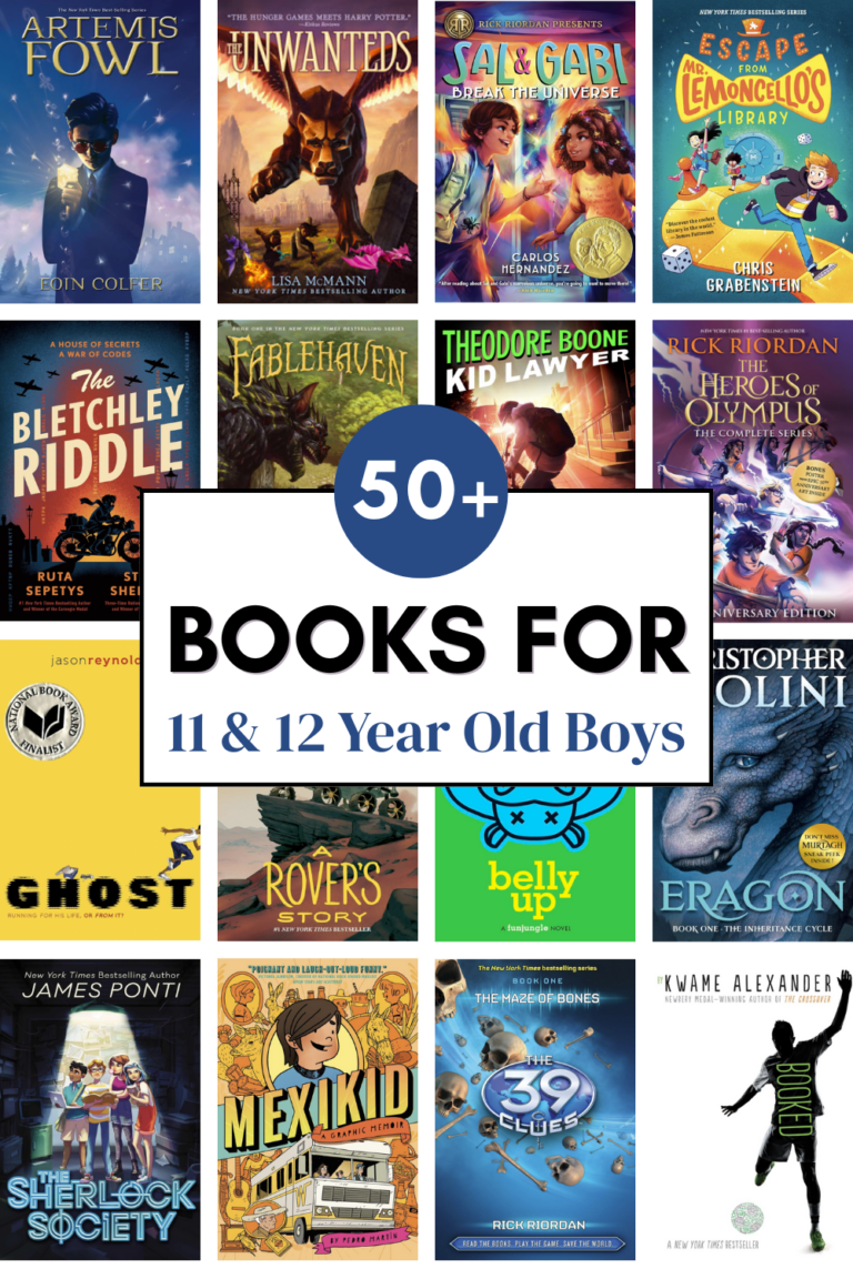 50+ Books for 11 and 12 Year Old Boys