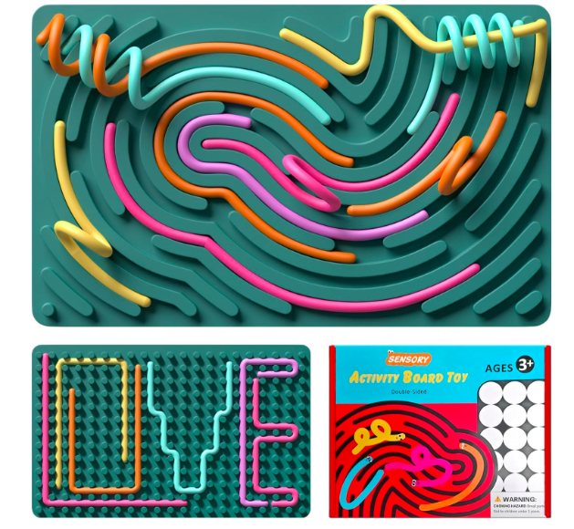 silicone sensory activity board