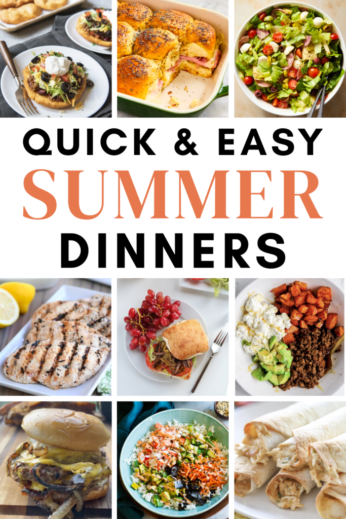 My Favorite Easy Summer Dinner Ideas - Everyday Reading