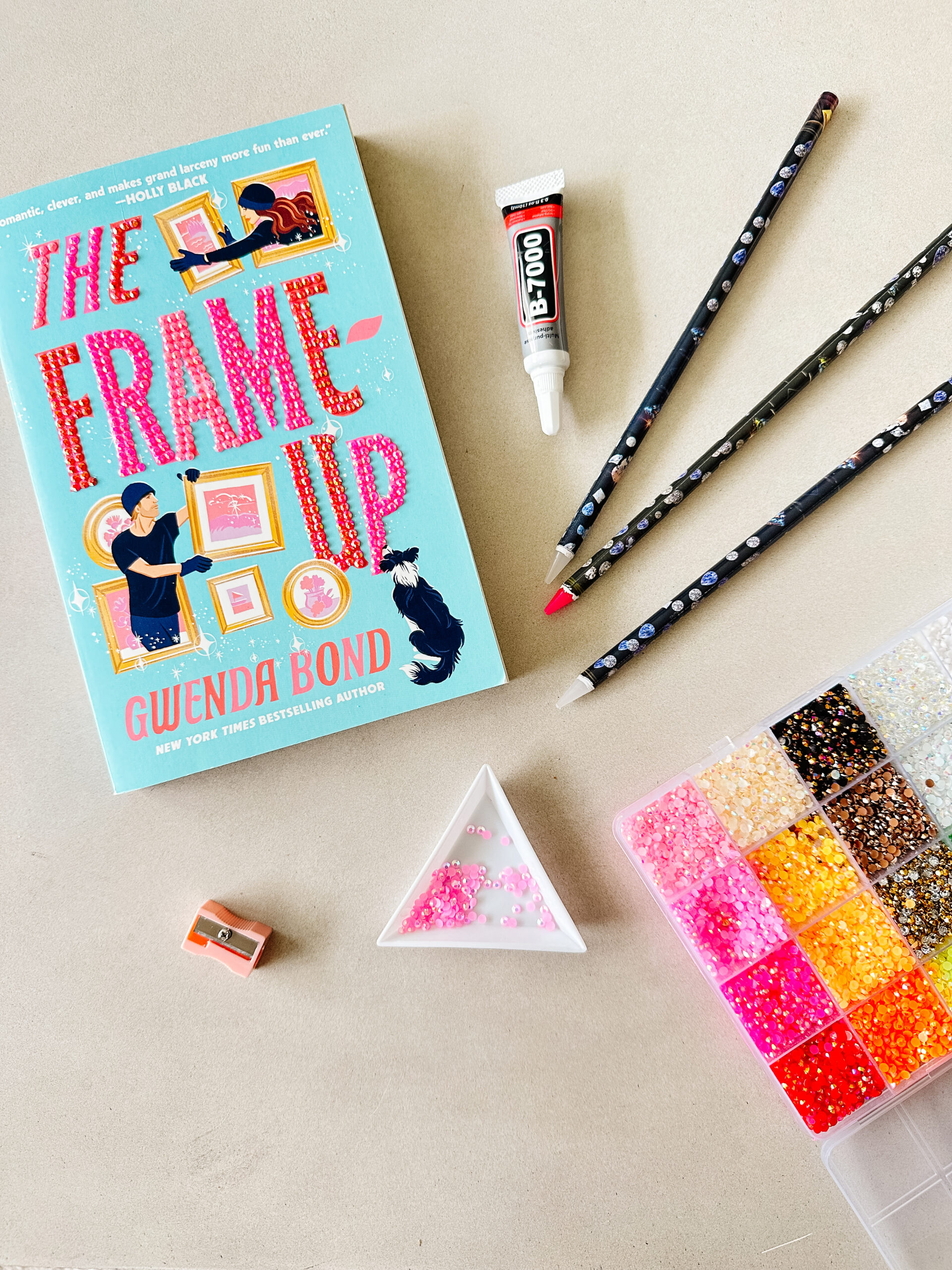 How to Bedazzle a Book Cover