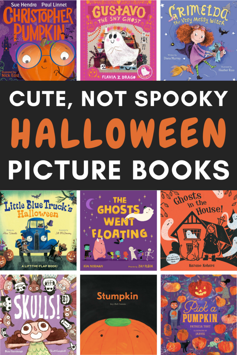 40+ Cute (Not Scary!) Halloween Picture Books