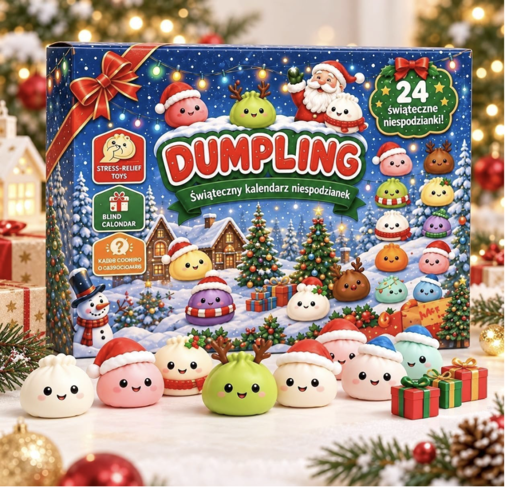 dumpling squishy advent calendar