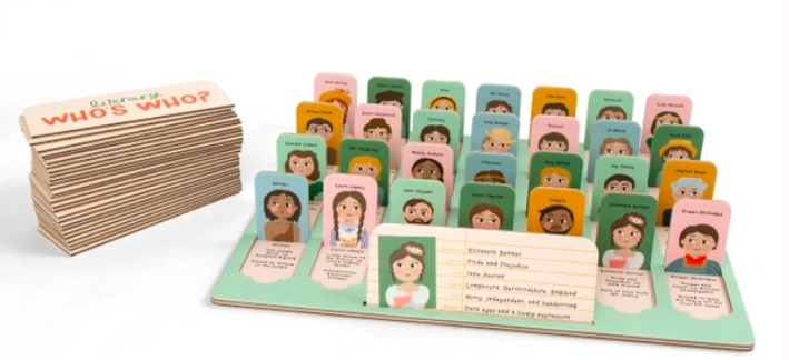 literary game of who's who