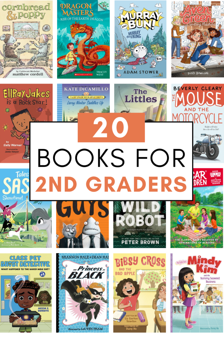 20 Chapter Books for 2nd Graders