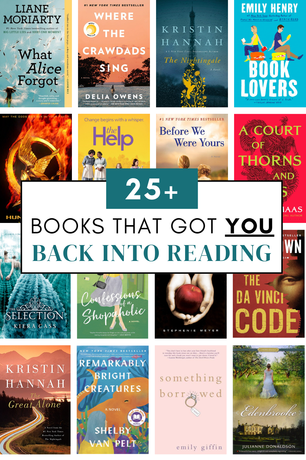 books to get your back into reading