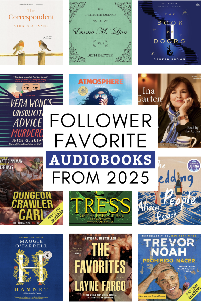 19 Favorite AUDIOBOOKS of 2025 from the Everyday Reading Community
