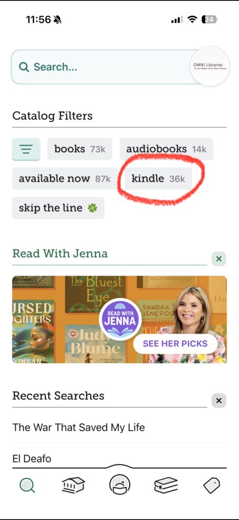 how to get libby on kindle