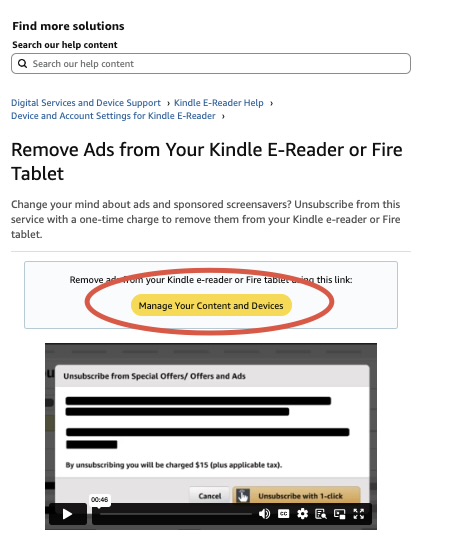 kindle ads