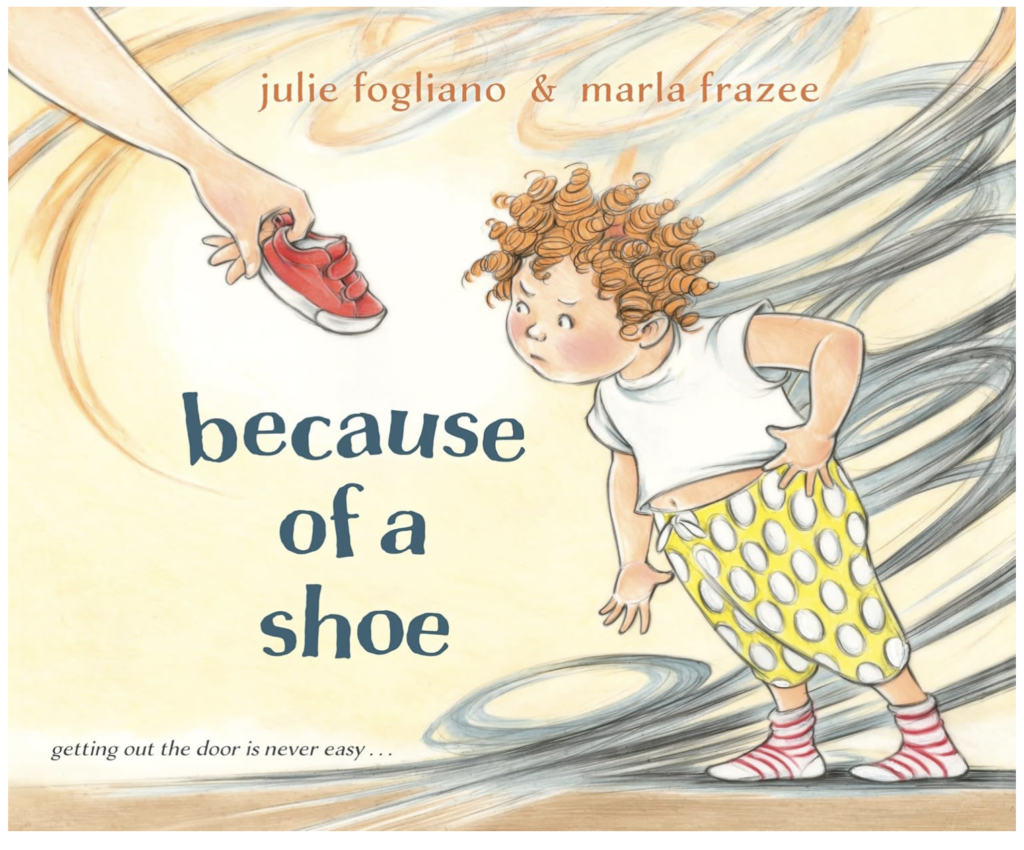 because of a shoe