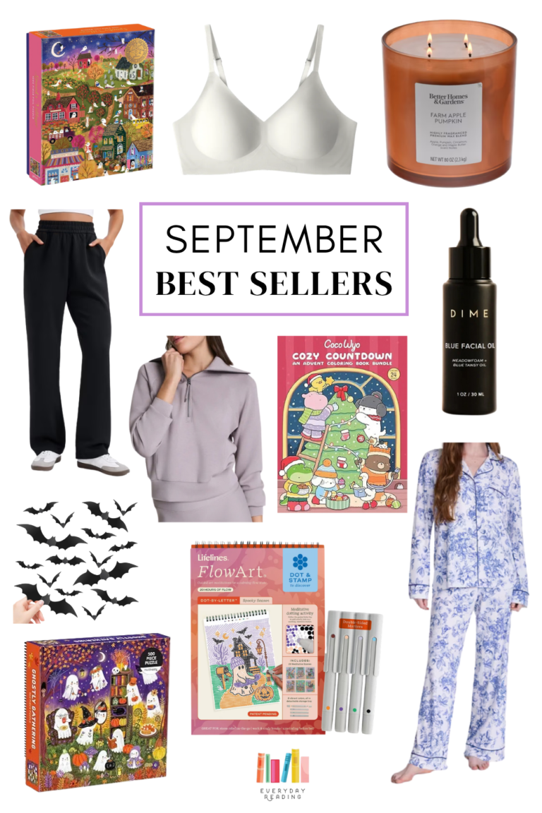 Best-selling items from September