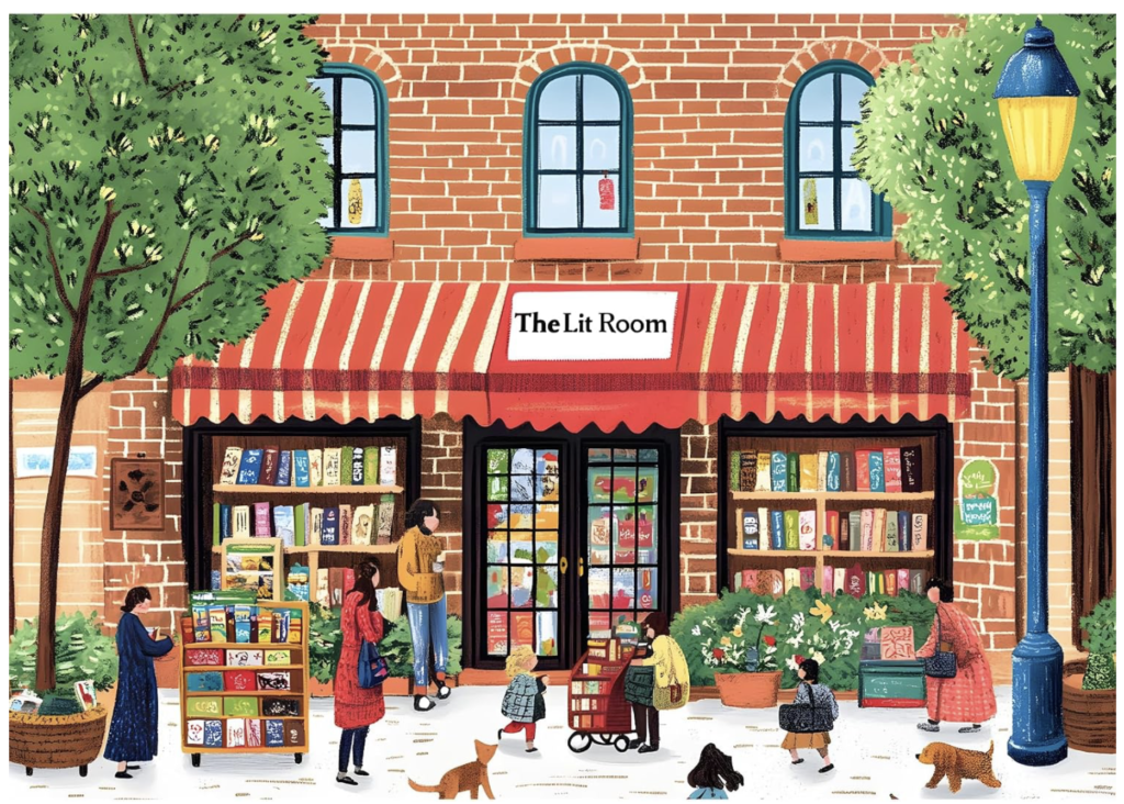 cozy bookstore puzzle