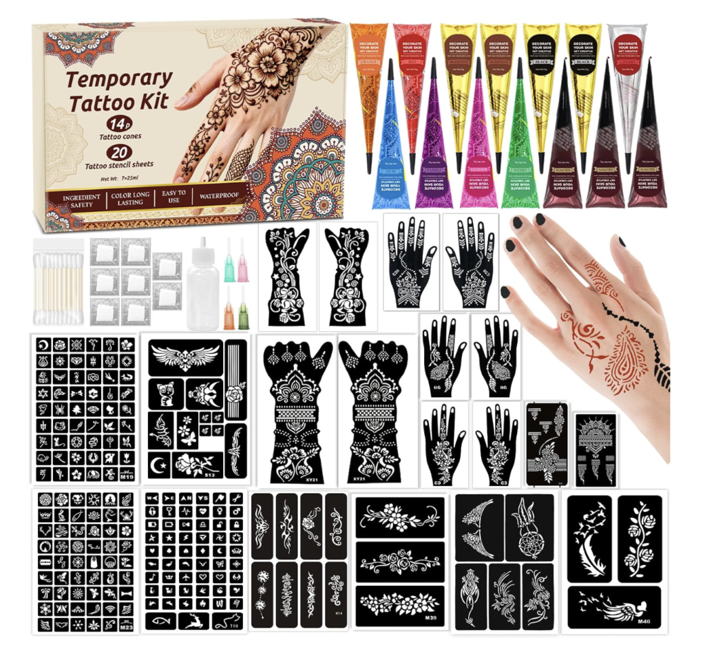 henna tattoo kit